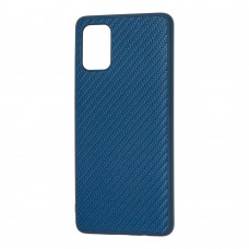 Чехол для Samsung Galaxy A51 (A515) Carbon New синий