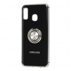 Чехол для Samsung Galaxy A20 / A30 SoftRing черный