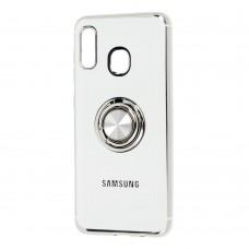 Чохол для Samsung Galaxy A20 / A30 SoftRing білий