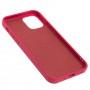 Чехол для iPhone 12 / 12 Pro Art case бордовый 