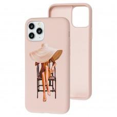 Чехол для iPhone 11 Pro Max Art case розовый песок