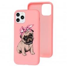 Чохол для iPhone 11 Pro Max Art case рожевий