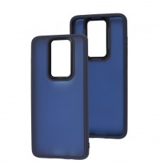 Чехол для Xiaomi Redmi Note 8 Pro Lyon Frosted navy blue