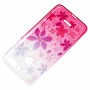 Чохол для Xiaomi Redmi 6 Glamour ambre рожевий "квіти"