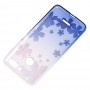 Чохол для Xiaomi Redmi 6 Glamour ambre синій "квіти"