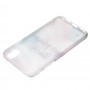Чехол Light Mramor для iPhone X / Xs case 360 мраморный с надписью