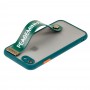 Чохол для iPhone 7 / 8 / SE 20 WristBand peace зелений
