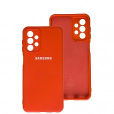 Чехол для Samsung Galaxy A23 Silicone Full camera красный