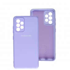 Чехол для Samsung Galaxy A52 Silicone Full camera сиреневый / dasheen 