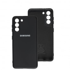 Чехол для Samsung Galaxy S21 (G991) Silicone Full camera черный