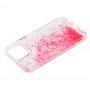 Чохол для iPhone 11 Pro Gcase star whispen блискітки вода рожевий