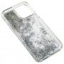 Чохол для iPhone 11 Pro Gcase star whispen блискітки вода срібляста