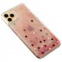 Чохол для iPhone 11 Pro Max Gcase star whispen dot блискітки вода рожевий