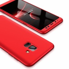 Чехол GKK LikGus для Samsung Galaxy A8 2018 (A530) 360 красный