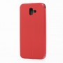 Чехол книжка Premium для Samsung Galaxy J6+ 2018 (J610) красный