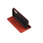 Чехол книжка для Samsung Galaxy A03s (A037) Black magnet красный