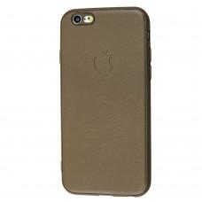 Чехол для iPhone 6 / 6s Leather cover 360 Protect светло коричневый