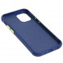 Чохол для iPhone 12 mini Bracket flap синій
