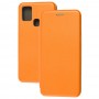 Чохол книжка Premium для Samsung Galaxy A21s (A217) помаранчевий