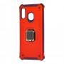 Чохол для Samsung Galaxy A20 / A30 техно червоно-синій