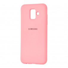Чехол для Samsung Galaxy A6 2018 (A600) Silicone Full розовый
