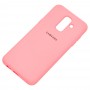 Чохол для Samsung Galaxy A6+ 2018 (A605) Silicone Full рожевий
