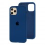 Чохол для iPhone 11 Pro Max Silicone Full blue