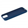 Чохол для iPhone 11 Pro Max Silicone Full blue