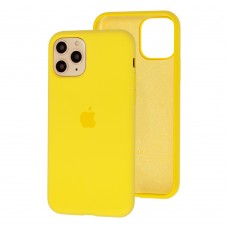 Чохол для iPhone 11 Pro Max Silicone Full canary yellow