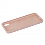 Чехол для iPhone X / Xs Silicone Full розовый / pink sand