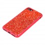 Чохол Diamond Shining для iPhone 7/8 з блискітками червоний
