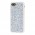 Чохол Diamond Shining для iPhone 7/8 з блискітками сріблястий