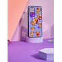 Чехол для Samsung Galaxy A03s (A037) Wave Majesty happy dog / light purple