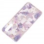 Чехол для Xiaomi Mi 9 Flowers Confetti "китайская фиолетовая роза"