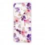 Чехол для Xiaomi Mi 8 Lite Flowers Confetti "китайская фиолетовая роза"