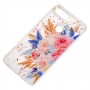 Чехол для Xiaomi Mi 8 Lite Flowers Confetti "кустовая роза"
