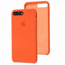 Чехол Silicone для iPhone 7 Plus / 8 Plus Premium case spicy orange
