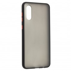 Чехол для Samsung Galaxy A02 (A022) LikGus Maxshield черный / красный