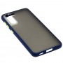Чехол для Samsung Galaxy S21 (G991) LikGus Maxshield синий