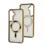 Чохол для Samsung Galaxy S24+ Crystal Chrome MagSafe gold