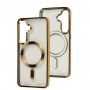 Чохол для Samsung Galaxy S24 Crystal Chrome MagSafe gold