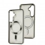 Чохол для Samsung Galaxy S24 Crystal Chrome MagSafe silver