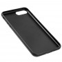 Чохол для iPhone 7 Plus / 8 Plus шкіра метал чорний
