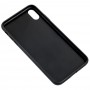 Чохол для iPhone Xs Max Leather with чорний