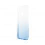 Чехол для Huawei P Smart Plus Gradient Design бело голубой
