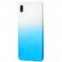 Чохол для Huawei P Smart Plus Gradient Design біло-блакитний