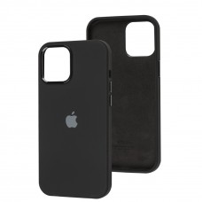 Чохол для iPhone 12 Pro Max New silicone Metal Buttons black