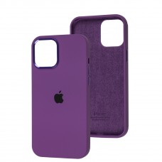 Чохол для iPhone 12 Pro Max New silicone Metal Buttons grape