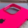 Чехол для iPhone 12 Pro Max New silicone case shiny pink