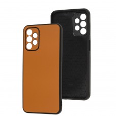 Чохол для Samsung Galaxy A13 (A135) 4G / A32 5G Classic leather case orange
